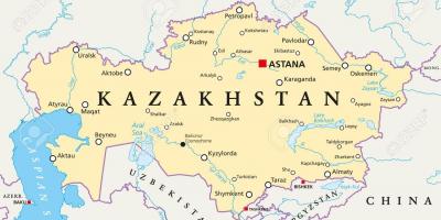 Map of astana Kazakhstan