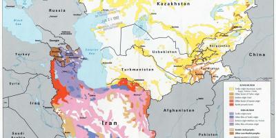 Map of Kazakhstan religion